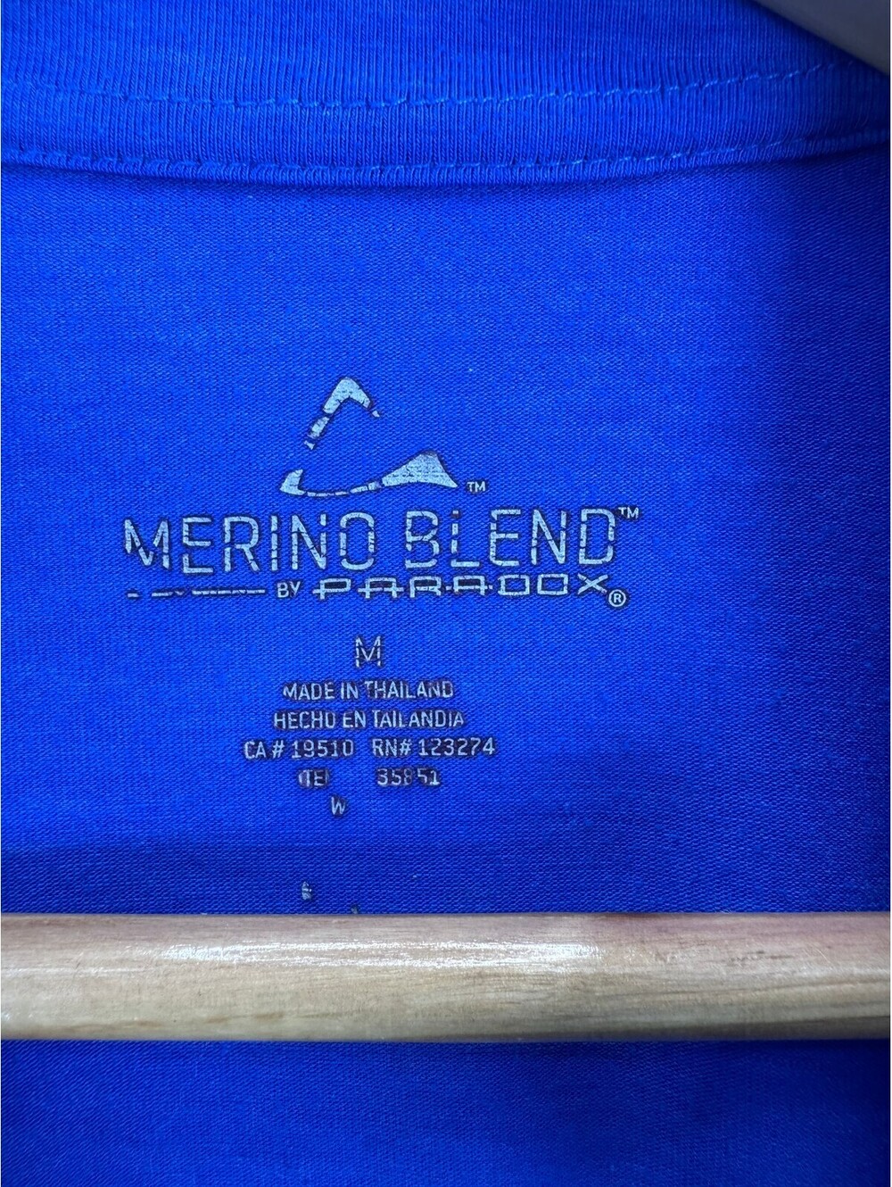 Paradox Merino Blend Quarter Zip Women's M Base Layer Hiking Outdoor Thumbholes - Picture 6 of 8